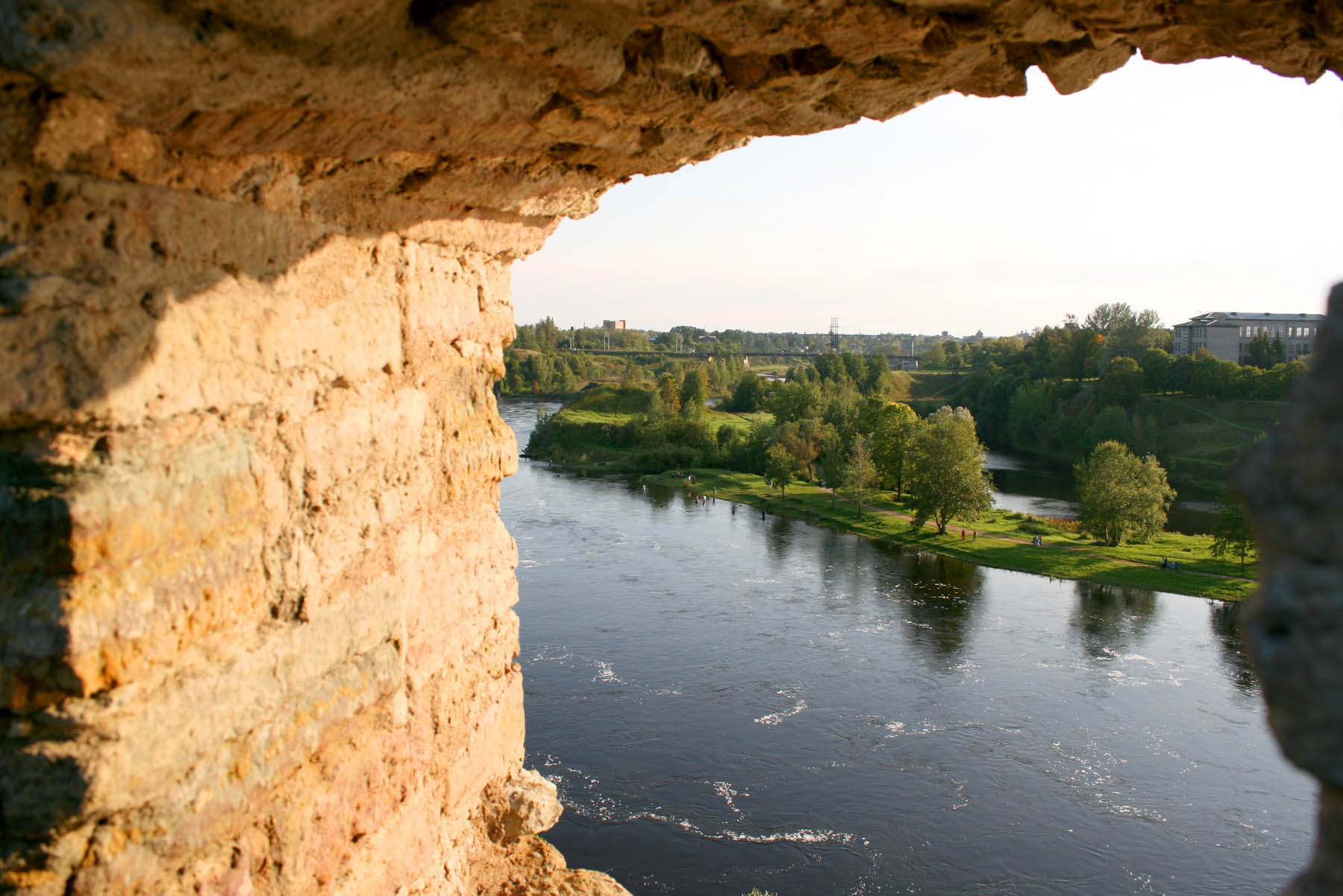 Река Нарова. Эстония