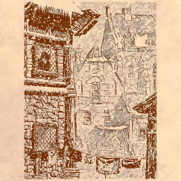 Зима, Хстов, влюбленные в окне